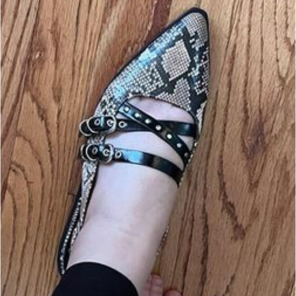 Strappy Snake Flats - Picture 16 of 16